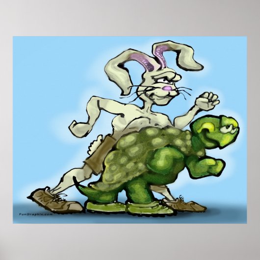 Tortoise und Hare Poster (Vorne)