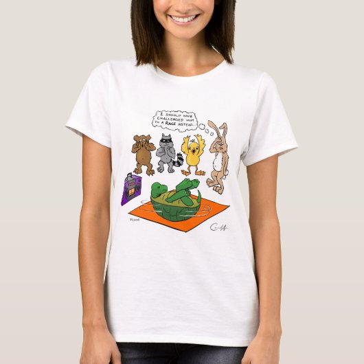 Tortoise und Hare Revisted T-Shirt (Vorderseite)