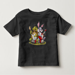 Tortoise und Hare Rock and Roll Kleinkind T-shirt