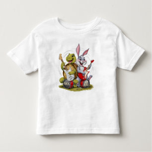 Tortoise und Hare Rock and Roll Kleinkind T-shirt