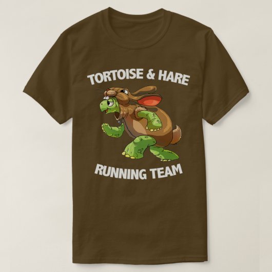 Tortoise und Hare Running Team T-Shirt (Design vorne)
