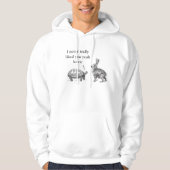 Tortoise und Hare trocken Spaß Sweatshirt Hoodie (Vorderseite)