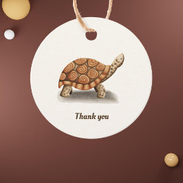 Tortoise Vielen Dank für Ihre Unterstützung Tags Geschenkanhänger