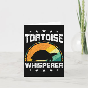 Tortoise Whisperer Fischen Aquarium Tank Karte