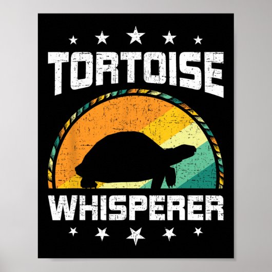 Tortoise Whisperer Fischen Aquarium Tank Poster (Vorne)