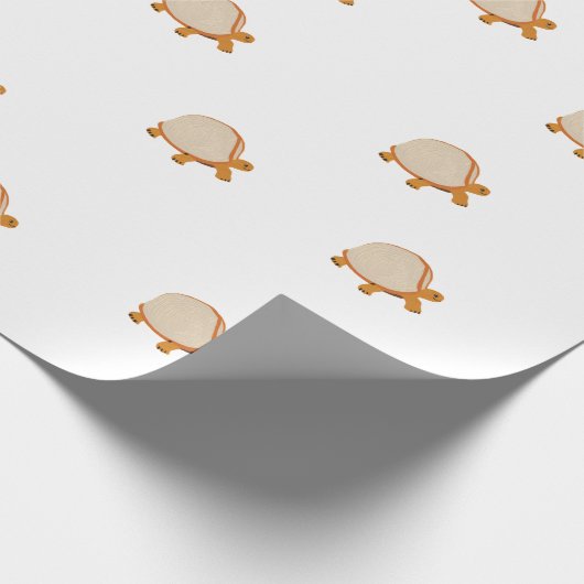 Tortoise Wrapping Paper Geschenkpapier (Ecke)