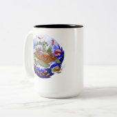 Tortoise Zweifarbige Tasse (Vorderseite Links)