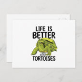Tortoises Postkarte (Vorne/Hinten)
