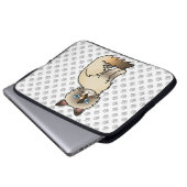 Tortoiseshell Birman / Ragdoll Niedlich Cat & Paws Laptopschutzhülle (Vorne Knopf)
