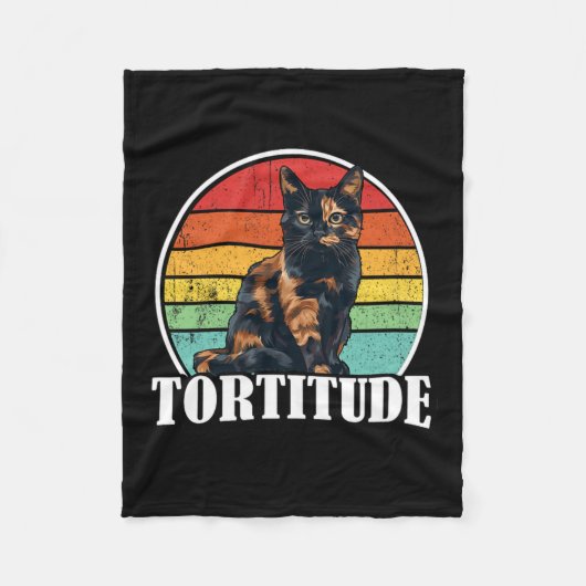 Tortoiseshell Cat Fleecedecke (Vorderseite)