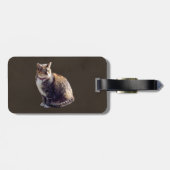 Tortoiseshell Cat Gepäckanhänger (Rückseite horizontal)