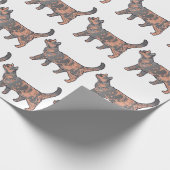 Tortoiseshell Cat Geschenkpapier (Ecke)