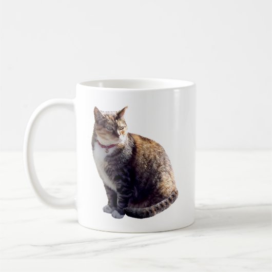 Tortoiseshell Cat Kaffeetasse (Links)