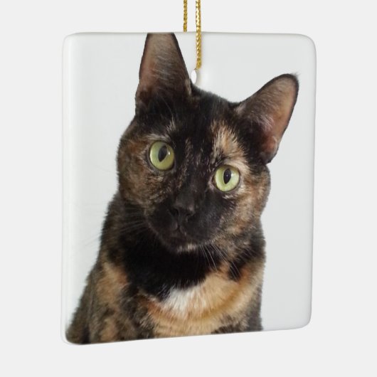 Tortoiseshell Cat Keramikornament (Rechts)