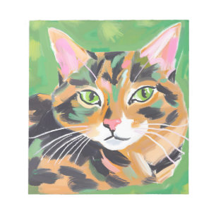 Tortoiseshell Cat Notizblock