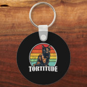 Tortoiseshell Cat Schlüsselanhänger (Vorderseite)