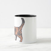 Tortoiseshell Cat Tasse (Zentrum)