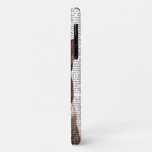 Tortoiseshell Chat mit Party Hat Case-Mate iPhone Hülle (Hinten/Links)