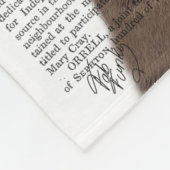 Tortoiseshell Chat mit Party Hat Fleecedecke (Ecke)