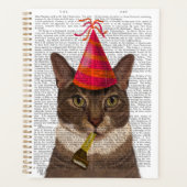 Tortoiseshell Chat mit Party Hat Planer (Vorderseite)