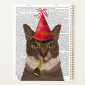 Tortoiseshell Chat mit Party Hat Planer (Rückseite)