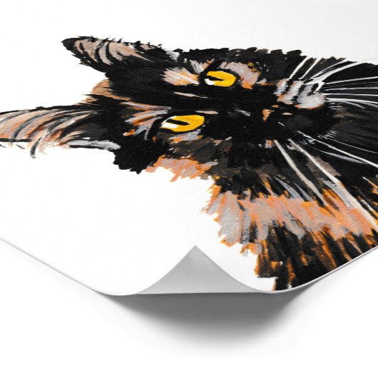 Tortoiseshell Chat Print Poster (Ecke)