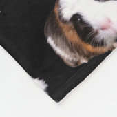 Tortoiseshell Guinea Schwein Kleines Fleeceblanket Fleecedecke (Ecke)