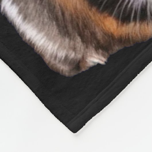 Tortoiseshell Guinea Schweine Große Fleecedecke. Fleecedecke (Ecke)