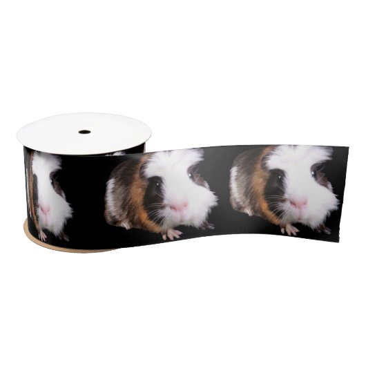 Tortoiseshell Guinea Schweine, Satin Ribbon Satinband (Spule)
