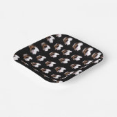 Tortoiseshell Guinea Schweinepattern, Pappteller (Gewinkelt)