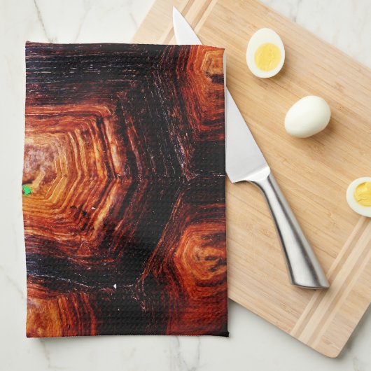 Tortoiseshell Handtuch (Viertel Falte)