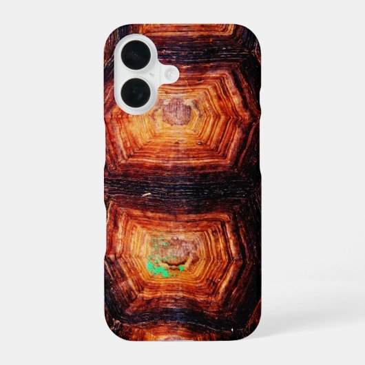 Tortoiseshell iPhone 16 Hülle (Rückseite)