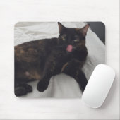 Tortoiseshell Katzenlecken, Zunge raus, Mousepads (Mit Mouse)