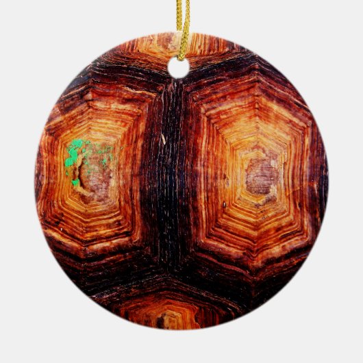 Tortoiseshell Keramik Ornament (Vorne)