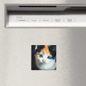 Tortoiseshell Kitten Magnet (In Situ (Geschirrspüler))