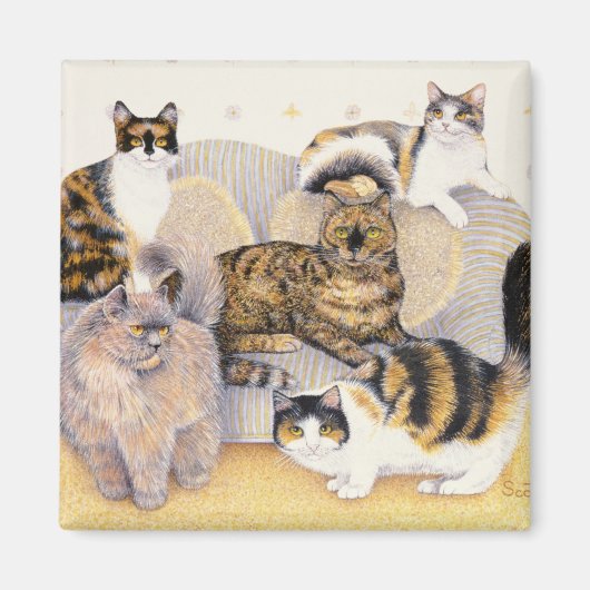 Tortoiseshell Ladies Magnet (Vorne)