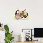 Tortoiseshell Ladies Poster (Heimbüro)