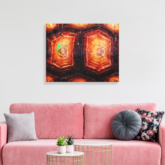 Tortoiseshell Leinwanddruck (Insitu (Wohnzimmer))