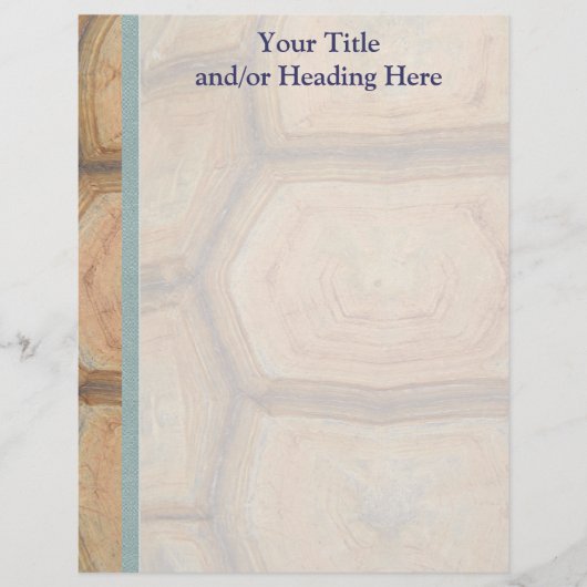 Tortoiseshell Letterhead Stationierung Briefkopf (Vorderseite)