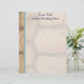 Tortoiseshell Letterhead Stationierung Briefkopf (Stehend Vorderseite)