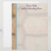 Tortoiseshell Letterhead Stationierung Briefkopf (Vorne/Hinten)