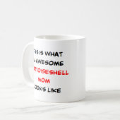 Tortoiseshell Mama, phantastisch Kaffeetasse (Vorderseite Links)
