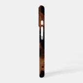 Tortoiseshell Muster, Chic Amber Tortoise Muschel iPhone 16 Hülle (Linke Seite)