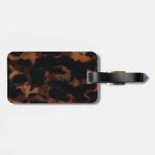 Tortoiseshell Nahtloses Muster, Chic TortoiseShell Gepäckanhänger (Rückseite horizontal)