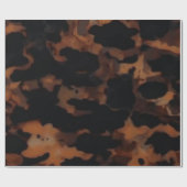 Tortoiseshell Nahtloses Muster, Chic TortoiseShell Geschenkpapier (Flach)