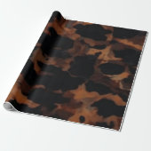 Tortoiseshell Nahtloses Muster, Chic TortoiseShell Geschenkpapier (Ungerollt)