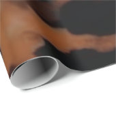 Tortoiseshell Nahtloses Muster, Chic TortoiseShell Geschenkpapier (Rolleneckpunkt)