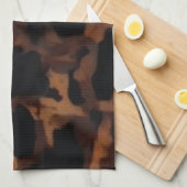 Tortoiseshell Nahtloses Muster, Chic TortoiseShell Geschirrtuch (Viertel Falte)