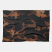 Tortoiseshell Nahtloses Muster, Chic TortoiseShell Geschirrtuch (Horizontal)