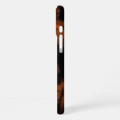 Tortoiseshell Nahtloses Muster, Chic TortoiseShell iPhone Hülle (Linke Seite)